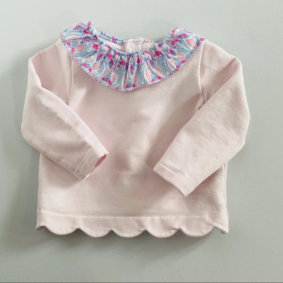 Jacadi Other - Jacadi Ruffle Collar Sweatshirt